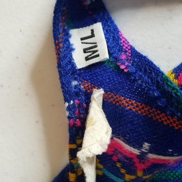 Jen's Pirate Booty Atlantic Embroidered Tank Royal Size M/L - Picture 11 of 14